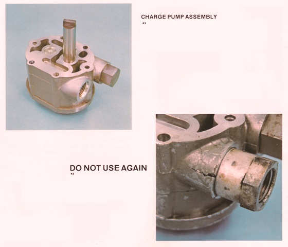 Sundstrand Sauer Danfoss Series 20 Good and Bad Charge Pumps