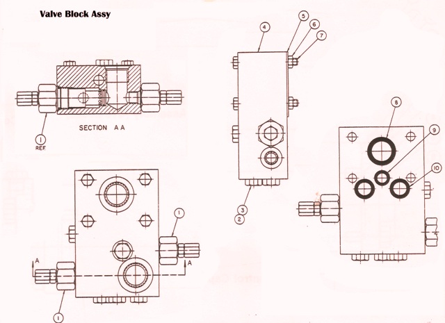 Denison Model E P46P Hydraulic Piston Pump – Valve Block Assy