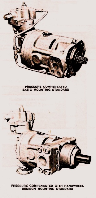 Denison Hydraulic Pump & Motor Piston Types Series 2-700 and 3-700