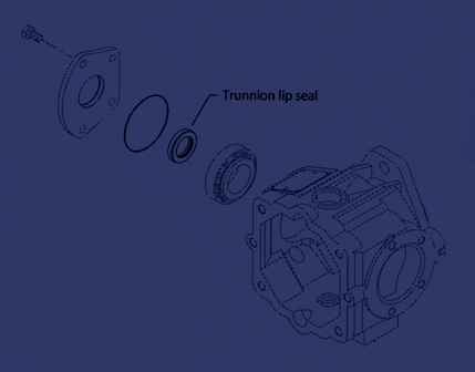 Sundstrand Sauer Danfoss Hydraulic Series 40 M46 Trunnion Lip Seal On Variable Pumps & Motors