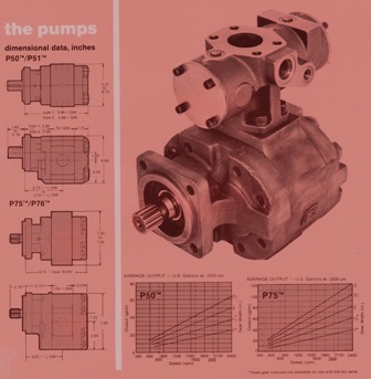 P50/75 Hydraulic Pumps – Dry Valves