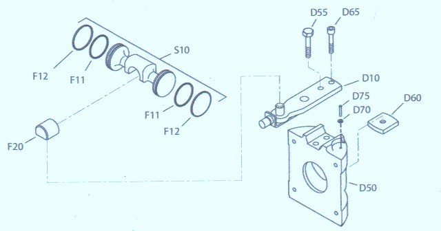 Sundstrand Sauer Danfoss Series 90-55cc Servo Arm